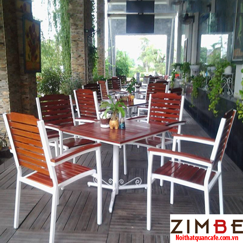 Bàn ghế cafe gỗ thông 04 - 0972075902 Bàn ghế cafe gỗ thông 04 - 0972075902