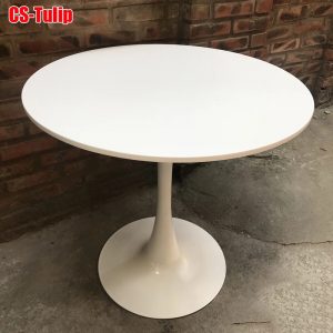 Chân bàn tròn sắt đường kính 80cm màu trắng