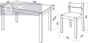 Kích thước bàn ăn nhà hàng