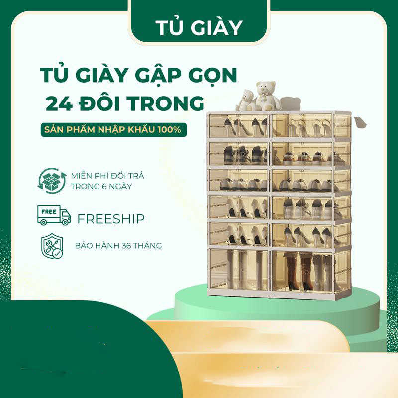 Tủ Giày Dép Nhựa