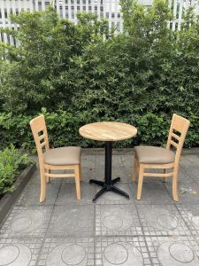 Bàn ghế cafe 2 ghế đơn giản bán chạy nhất