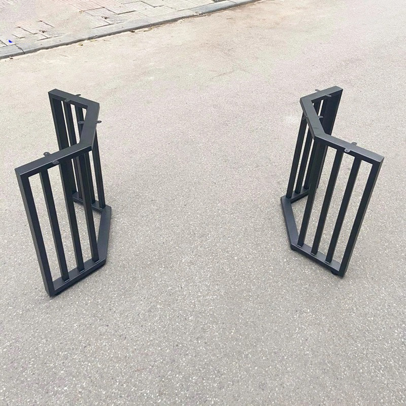 Chân bàn sắt hộp hình chữ V 2 đầu Chân bàn sắt hộp hình chữ V 2 đầu