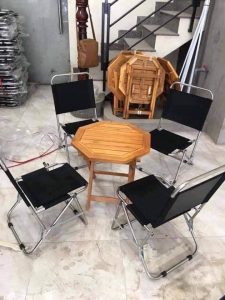 Ghế xếp cafe inox bán siêu chạy hiện nay