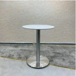 Bàn Tròn Mặt Đá Chân Inox