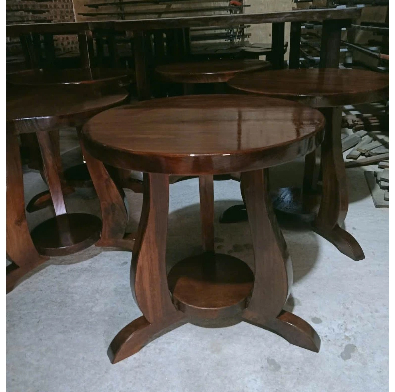 Bộ bàn ghế gỗ cafe mini