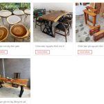 Chân bàn ăn nguyên khối