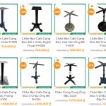 Chân bàn thép sơn tĩnh điện