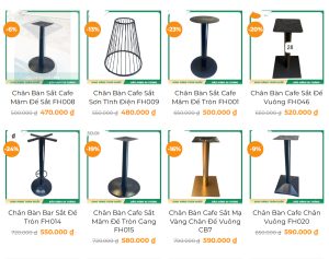 Gia công chân bàn sắt