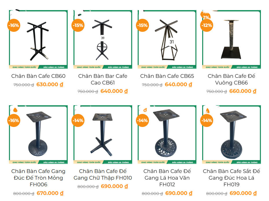 Những Mẫu Chân Bàn Sắt Đẹp Những Mẫu Chân Bàn Sắt Đẹp
