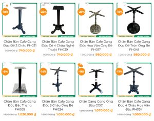 Xưởng sản xuất chân bàn sắt