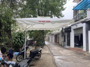 Ô lệch tâm màu trắng